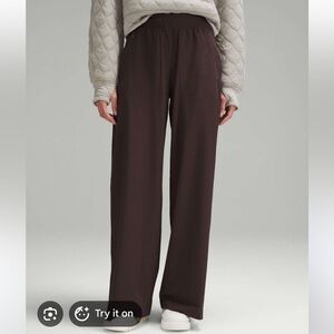 lululemon athletica Brown Wide-Leg Pants